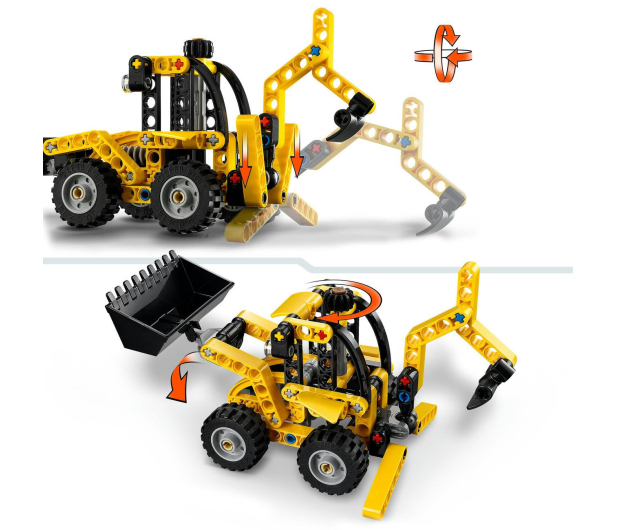 LEGO Technic 42197 Koparko-ładowarka - 1284087 - zdjęcie 6